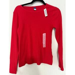 Old navy ribbed long sleeve size small NWT fabric is fuzzy soft texture